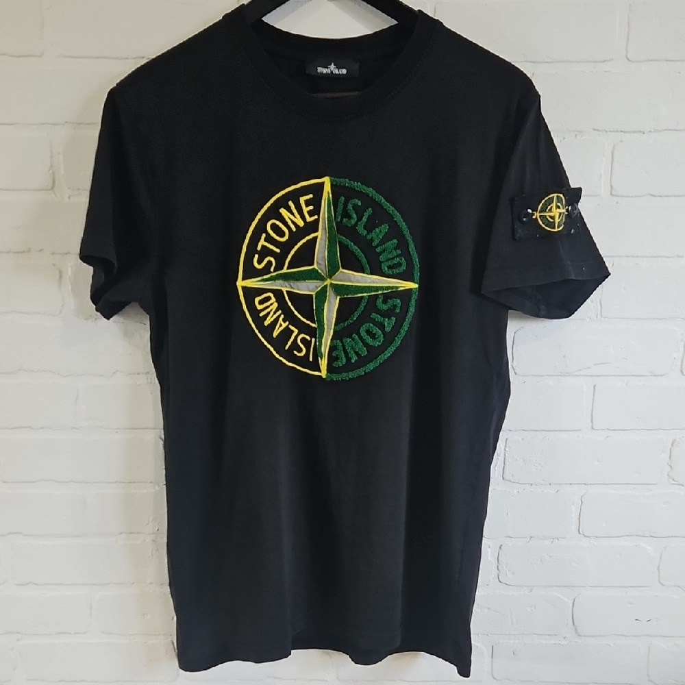 Stone Island Bouclé Logo Tee